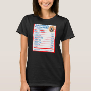 Tibetan Mastiff Hunde Züchter Funny Nutrition Fa T-Shirt
