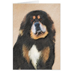 Tibetan Mastiff Malerei - Niedliche Original Dog A