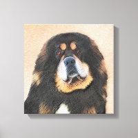 Tibetan Mastiff Malerei - Niedliche Original Dog A