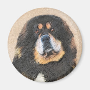 Tibetan Mastiff Malerei - Niedliche Original Dog A Magnet