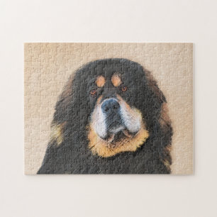 Tibetan Mastiff Malerei - Niedliche Original Dog A Puzzle