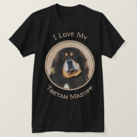 Tibetan Mastiff Malerei - Niedliche Original Dog A