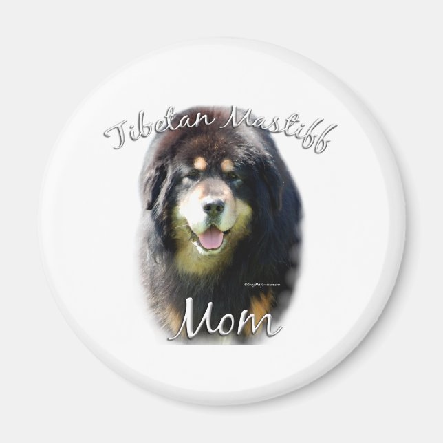 Tibetan Mastiff Mama 2 Magnet (Vorne)