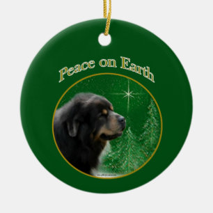 Tibetan Mastiff Peace Keramik Ornament