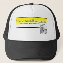 Tibetan Mastiff Rescue Trucker Hat Truckerkappe
