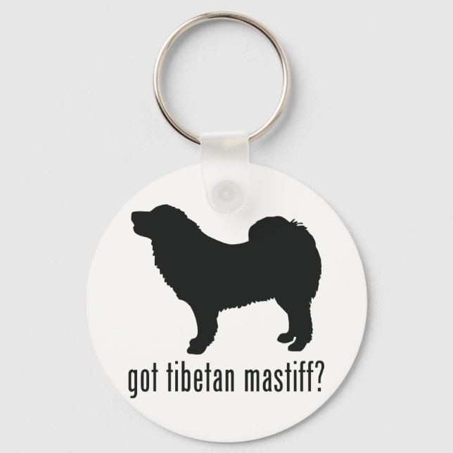 Tibetan Mastiff Schlüsselanhänger (Vorderseite)