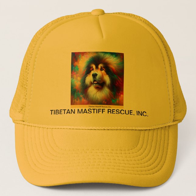TIBETAN MASTIFF TRUCKHAT TRUCKERKAPPE (Vorderseite)