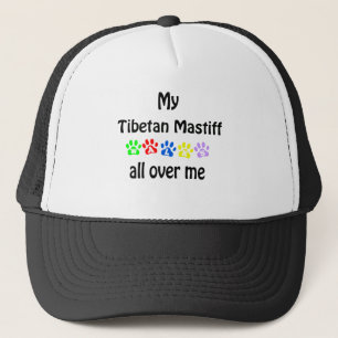 Tibetan Mastiff Walks Design Truckerkappe