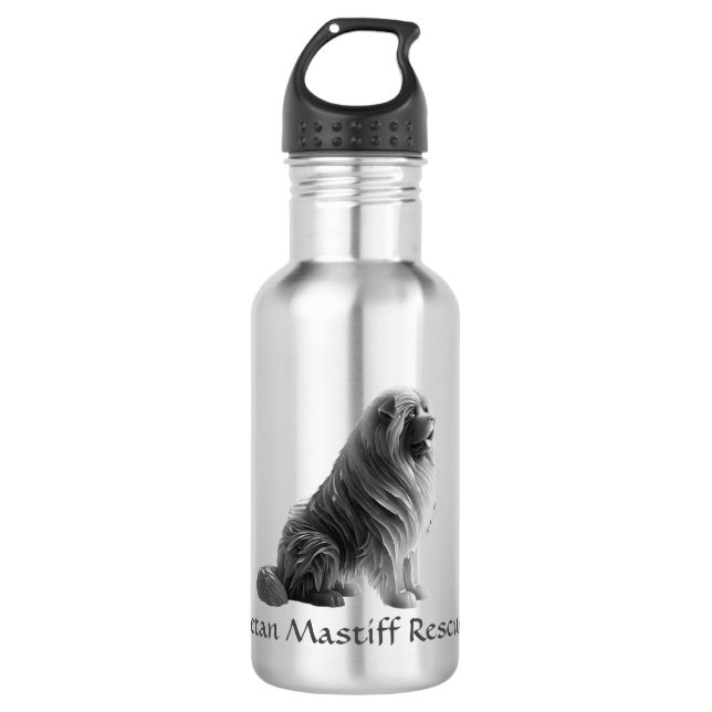 Tibetan Mastiff Wasserflasche (Vorderseite)