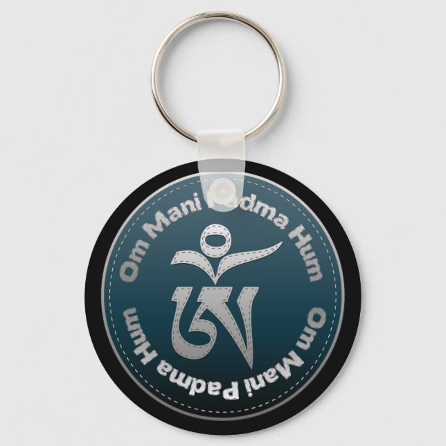 Tibetan Om Stitch Schlüsselanhänger (Vorderseite)