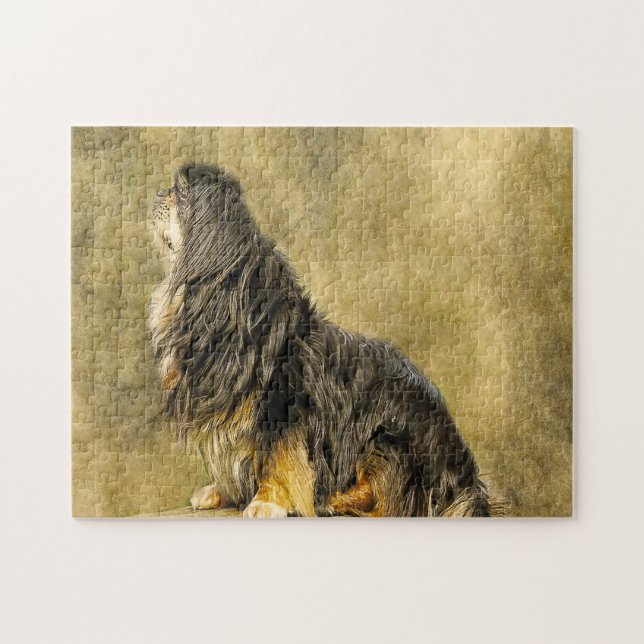 Tibetan Spaniel Hunde Puzzles (Horizontal)