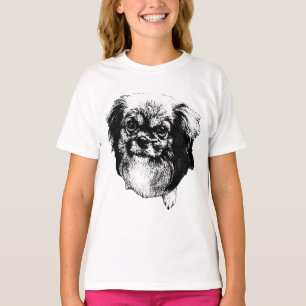 Tibetan Spaniel Tee – Ruhige Hundemaske mit Tinte