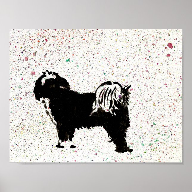 Tibetan Terrier - Ausblick Poster (Vorne)