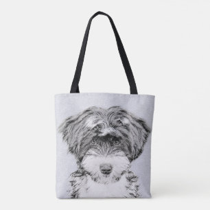 Tibetan Terrier Painting - Niedliche Original Dog