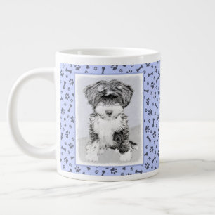 Tibetan Terrier Painting - Niedliche Original Dog  Jumbo-Tasse