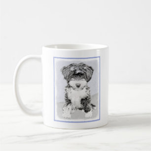 Tibetan Terrier Painting - Niedliche Original Dog  Kaffeetasse