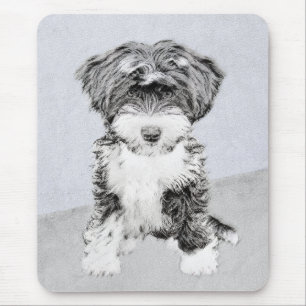Tibetan Terrier Painting - Niedliche Original Dog Mousepad