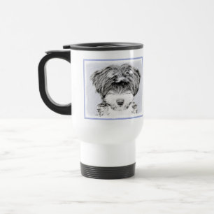 Tibetan Terrier Painting - Niedliche Original Dog Reisebecher