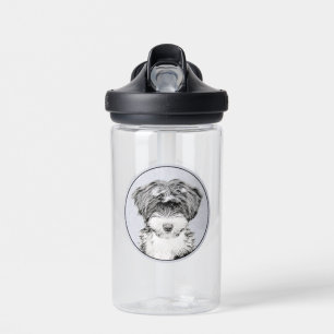 Tibetan Terrier Painting - Niedliche Original Dog  Trinkflasche