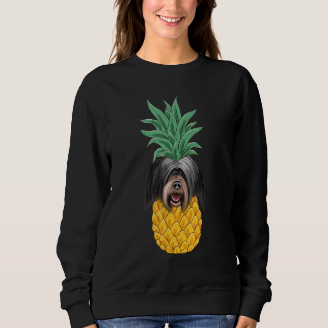 Tibetan Terrier Pineapple Dog Sweatshirt (Vorderseite)