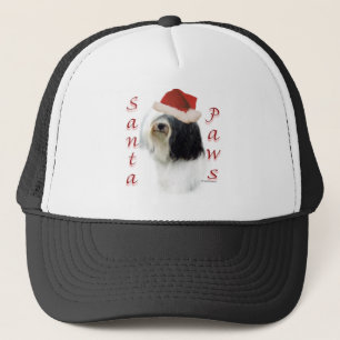 Tibetan Terrier Santa Paws Truckerkappe
