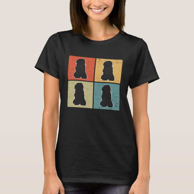 Tibetan Terrier Vintage  3 T-Shirt (Vorderseite)