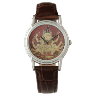 Tibetan Thangka von Guhyasamaja Akshobhyavajra Armbanduhr