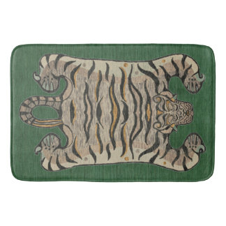Tibetan Tiger Bath Mat Green Badematte