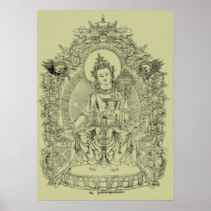 TIBETANER BUDDHA POSTER