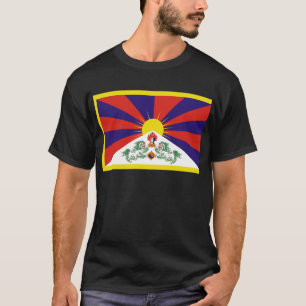 Tibetaner-freie Tibet-Flagge - Peu Rangzen བོད ་ T-Shirt