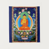 Tibetaner Thangka Prabhutaratna Buddha