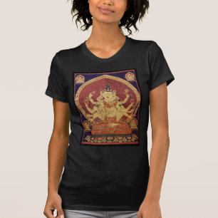 Tibetaner Thanka von Guhyasamaja Akshobhyavajra T-Shirt
