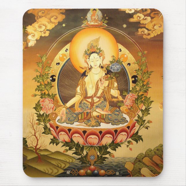 Tibetanische buddhistische Kunst Mousepad (Vorne)