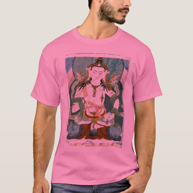 Tibetanische Malerei T-Shirt (Vorderseite)