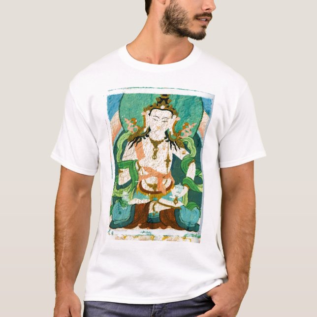 Tibetanische Malerei T-Shirt (Vorderseite)