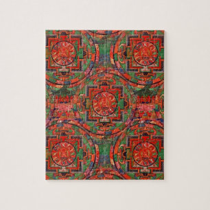 Tibetanische Mandala Puzzle