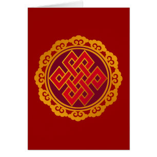 Tibetanischer Karma-Buddhismus-ewiger Knoten