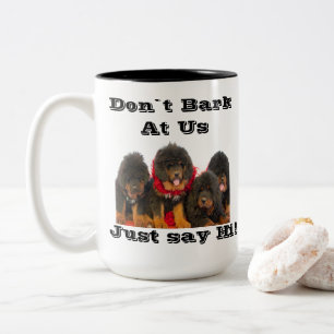Tibetanischer Mastiff Cup Zweifarbige Tasse
