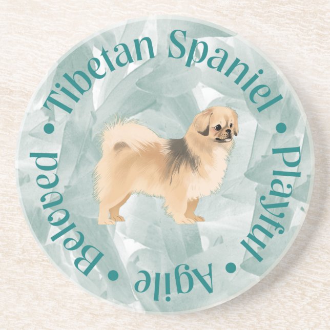 Tibetanischer Spanischer Untersetzer "Beloved" (aq (Vorne)