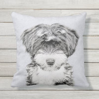 Tibetanischer Terrier-Malerei - niedliche