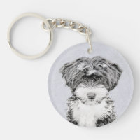 Tibetanischer Terrier-Malerei - niedliche