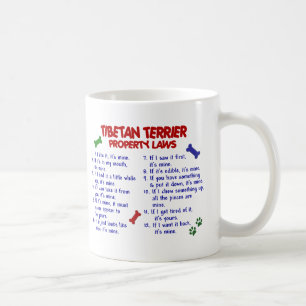 TIBETANISCHES TERRIER-Eigentums-Gesetze 2 Tasse