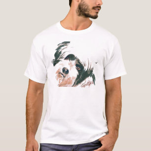 Tibetanisches Terrier-Porträt T-Shirt