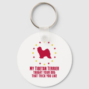 Tibetanisches Terrier Schlüsselanhänger