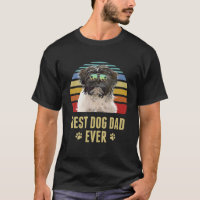 Tibeter Terrier Best Dog Vater je Retro Sunset