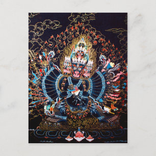 tibetisch-buddhistische Kunst (Chemckok Heruka) Postkarte