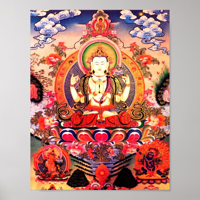 tibetisch-buddhistische Kunst Poster (Vorne)