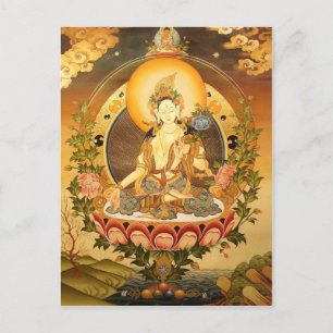 tibetisch-buddhistische Kunstpostkarte Postkarte