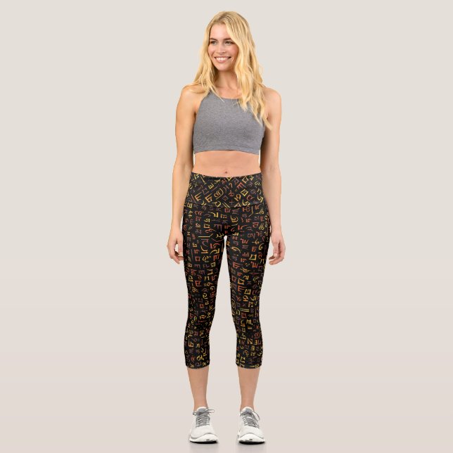 tibetisch capri leggings (Vorderseite)