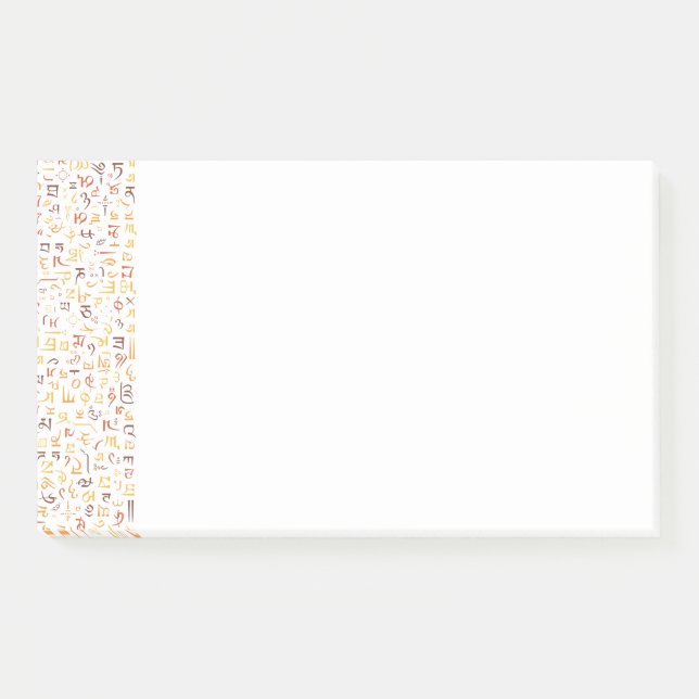 tibetisch post-it klebezettel (Vorderseite)